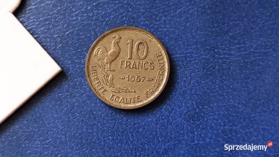 Stare monety 10 frank 1957 Francja