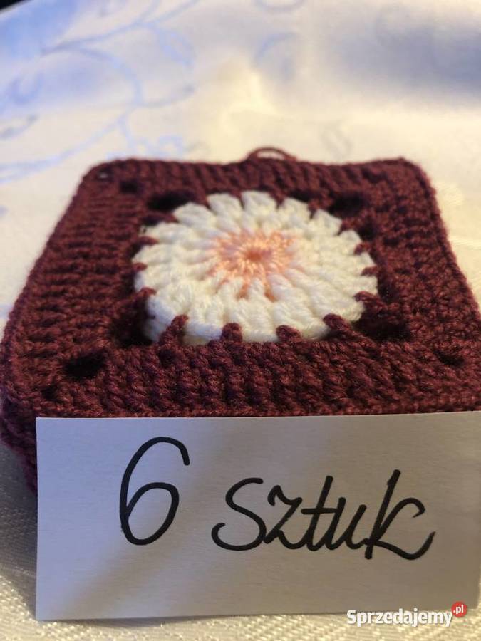 kwadraty na szydełkubabuni 950105 plednarzuta 12 Zegrze sprzedam