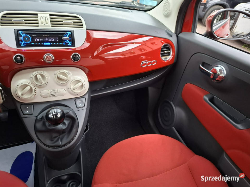 Fiat 500 12 Benzyna Zadbany Klima Sprowadzony z wielofunkcyjna kierownica 500 Lublin