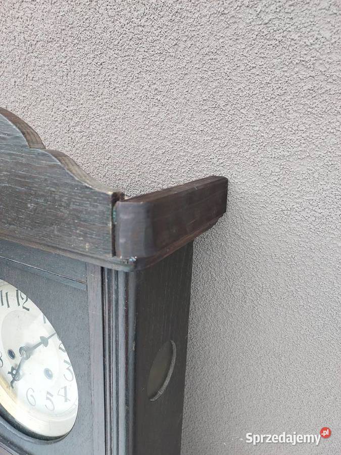 Stary zegar ścienny gabinetowy PHS 1924r ładny Antyki pomorskie Tczew