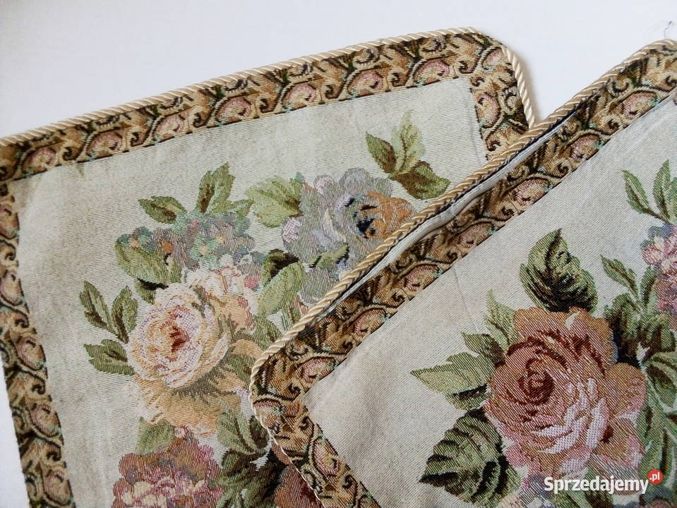 poszewka gobelinowa vintage