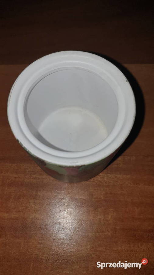 Osłonka doniczka ceramiczna z kaktusami