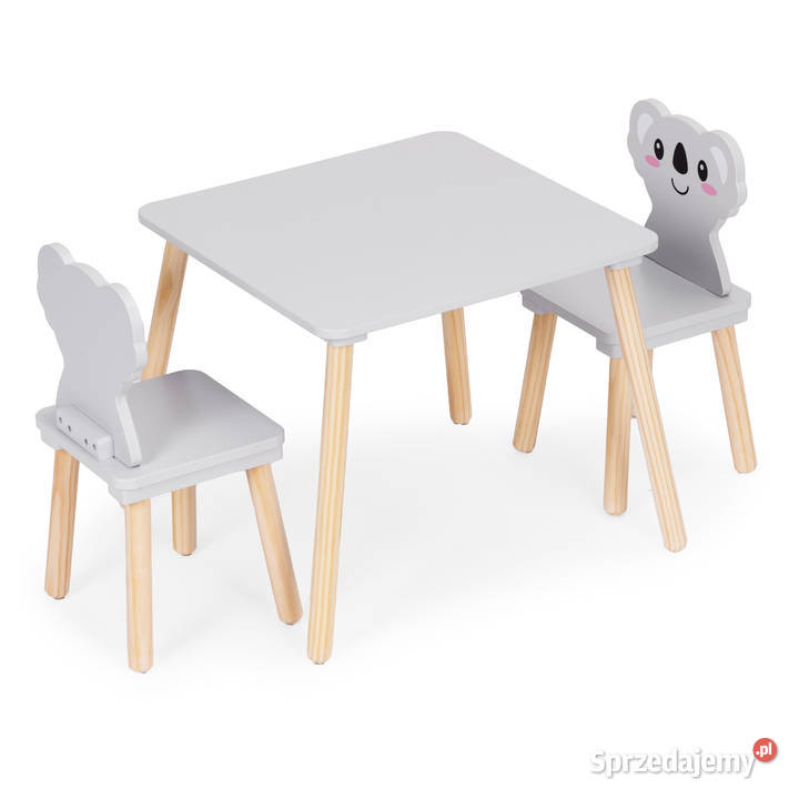 Zestaw mebli dzieci stolik 2 krzesła koala Smogorzów