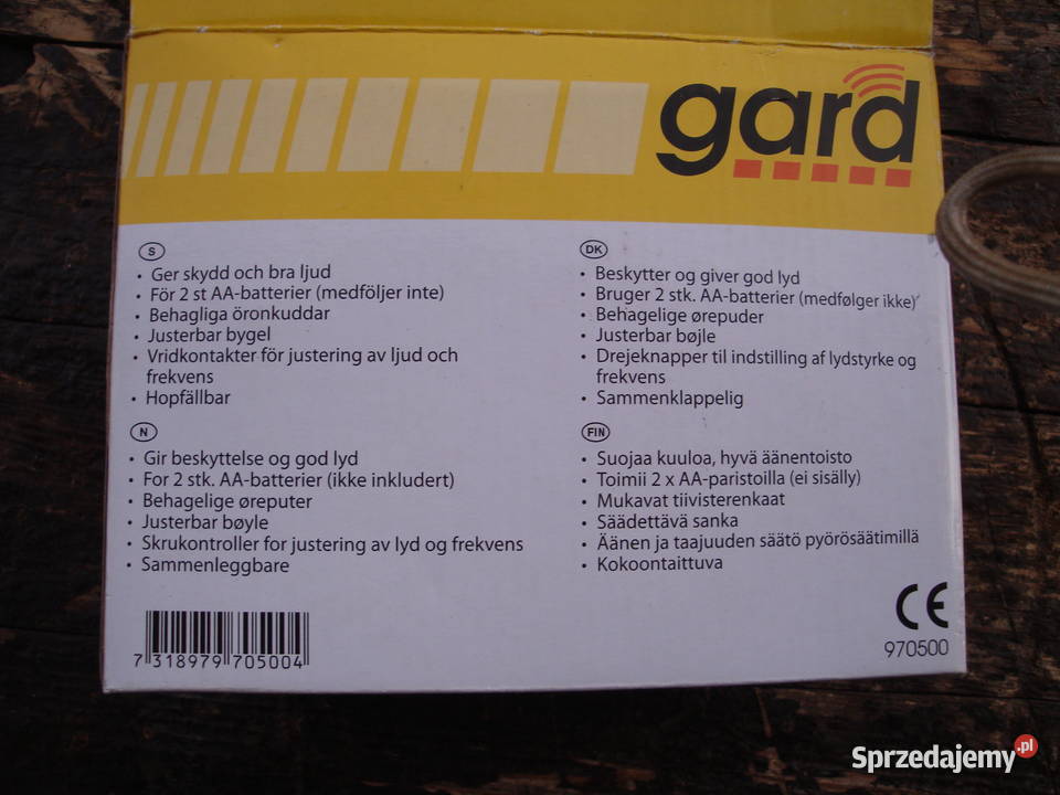 słuchawki bezprzewodowe ochronne z radiem AMFM Chrzanów sprzedam