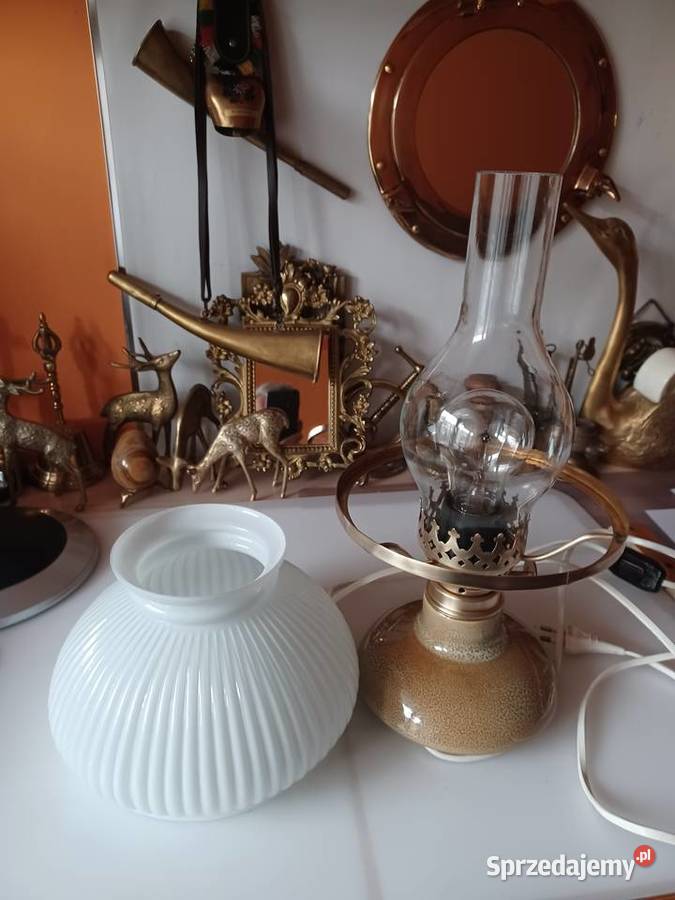 Piękna lampka stołowa z czasów PRL Wałbrzych Poznań