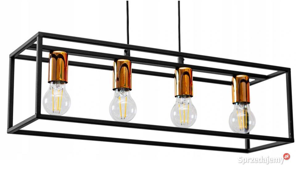 LAMPA SUFITOWA PLAFON ŻYRANDOL LOFT czarna podlaskie Choroszcz