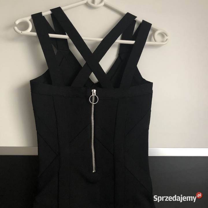 Czarna dopasowana sukienka xs 34 Tally Weijl Toruń