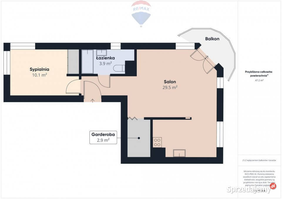 2 pokoje z balkonem i garażem Mysiadło Borówki sprzedam