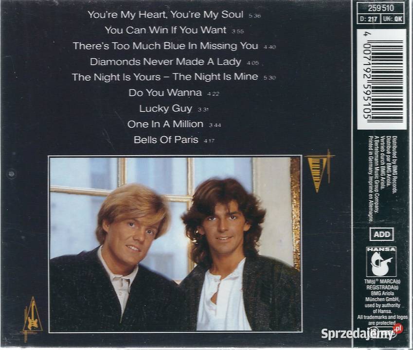CD Modern Talking The 1st Album 1988 Hansa CD mazowieckie Brwinów