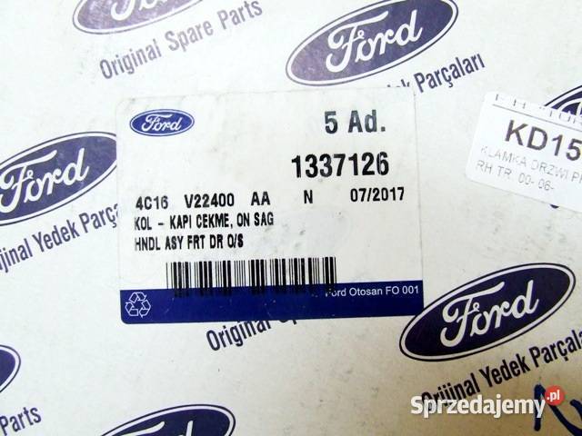 KLAMKA PRAWA DRZWI FORD TRANSIT MK6 MK7 20002013 Głogów