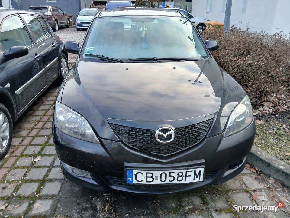 Mazda3 bk 2005 lift 16gaz zamiana światła przeciwmgielne Bydgoszcz