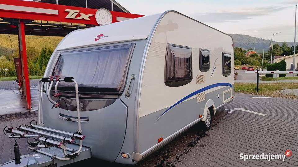 przyczepa kempingowa campingowa kemping OKAZJA śląskie Międzybrodzie Bialskie