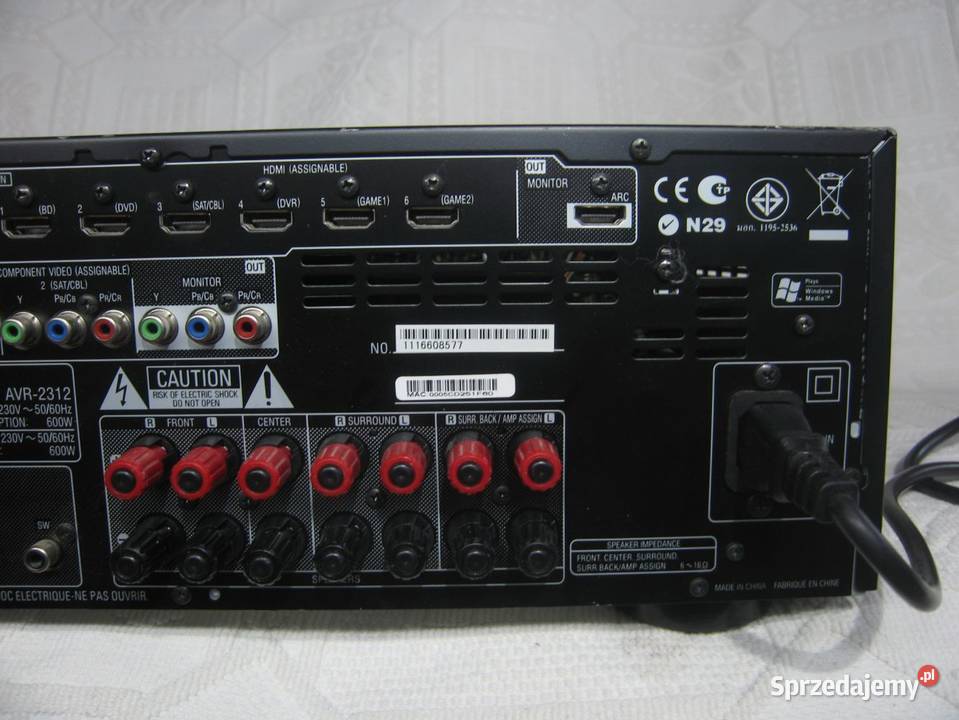 Amplituner Denon AVR2313 72 USB Internet świętokrzyskie Sandomierz