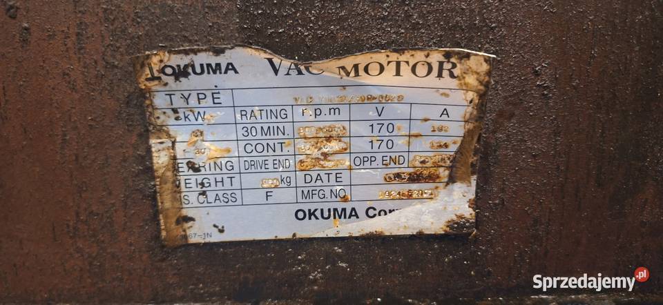 Silnik wrzeciona 30 37 kW Mielec