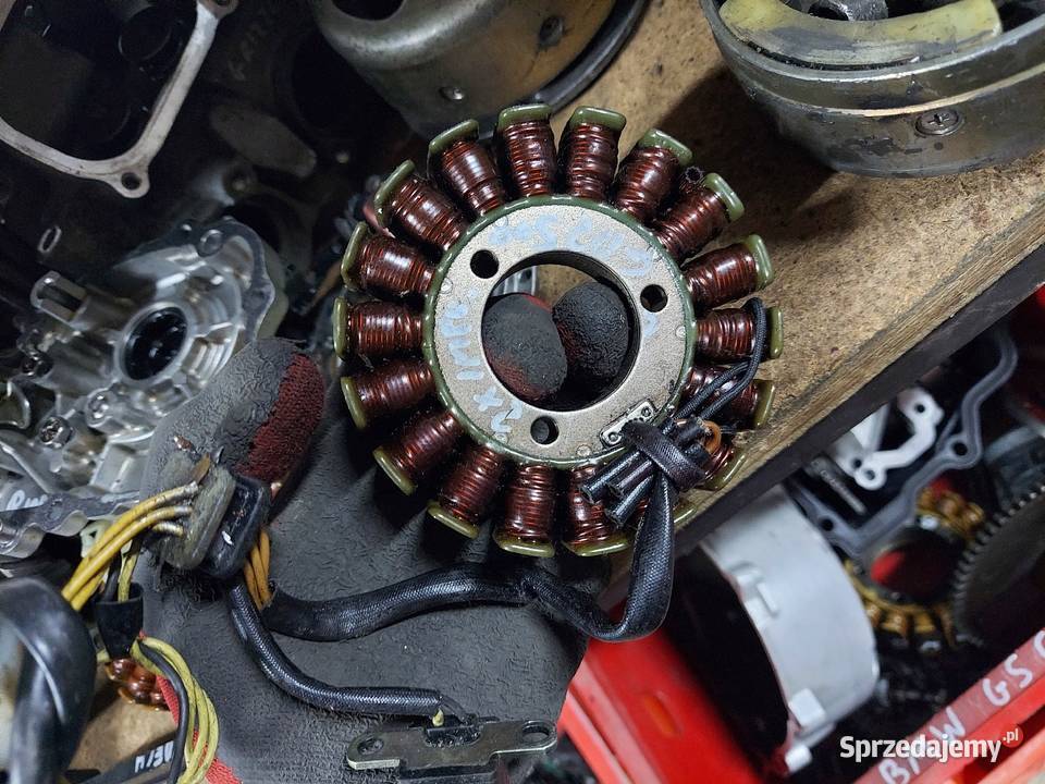 Kawasaki GPZ 500 iskrownik alternator stojan Jelenia Góra