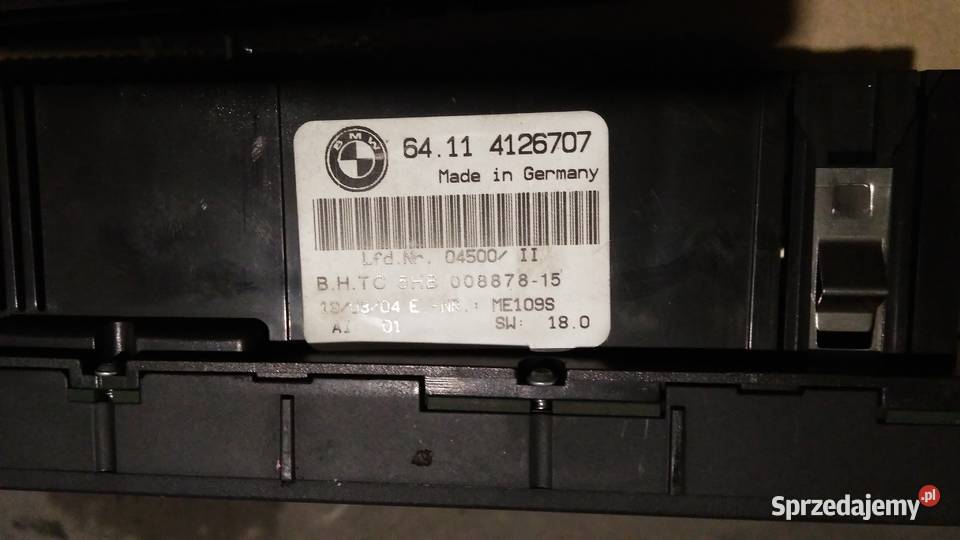 Panel Klimatyzacji Nawiewu Klimatronic Dębica sprzedam