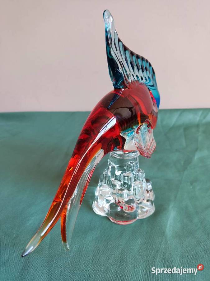 Figurka szklana ryba Murano opolskie sprzedam
