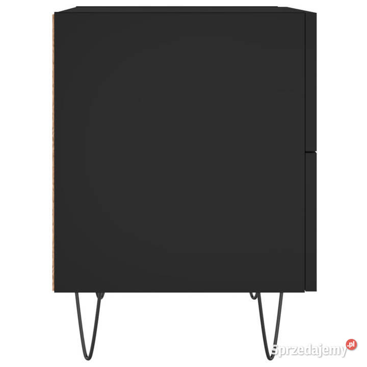 Szafki nocne 2 czarne 40x35x475 WM827295 Warszawa