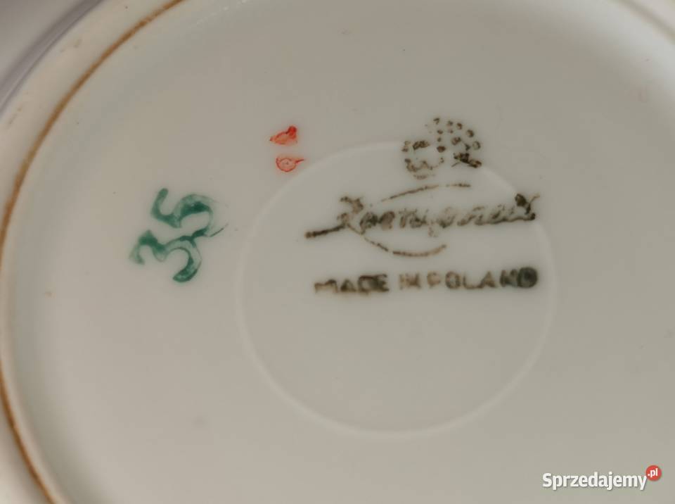 Koenigszelt Piękny zestaw Porcelany Piastów