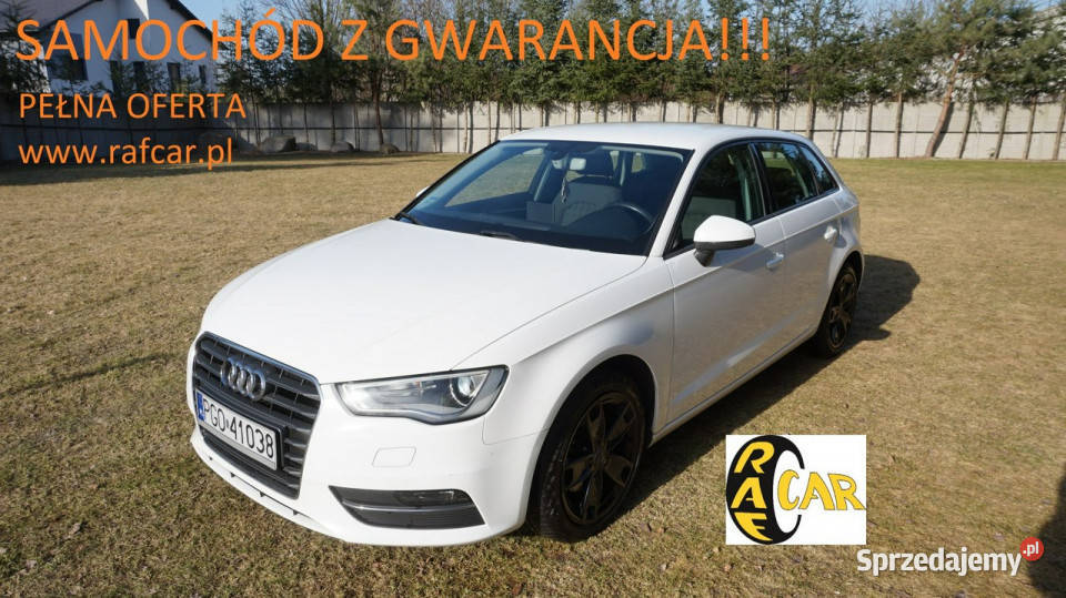 Audi A3 Sportback piękna Gwarancja 8V 2012 czujnik parkowania Samochody osobowe Zielona Góra sprzedam