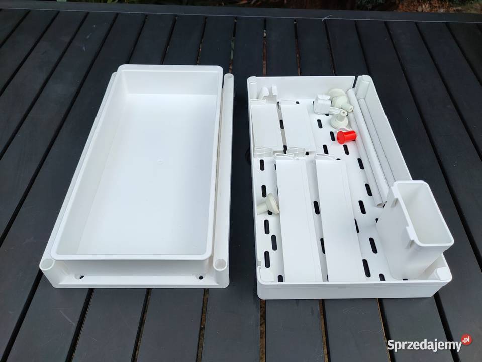 Regał biały plastik pełny dół SPACEKEEPER Warszawa