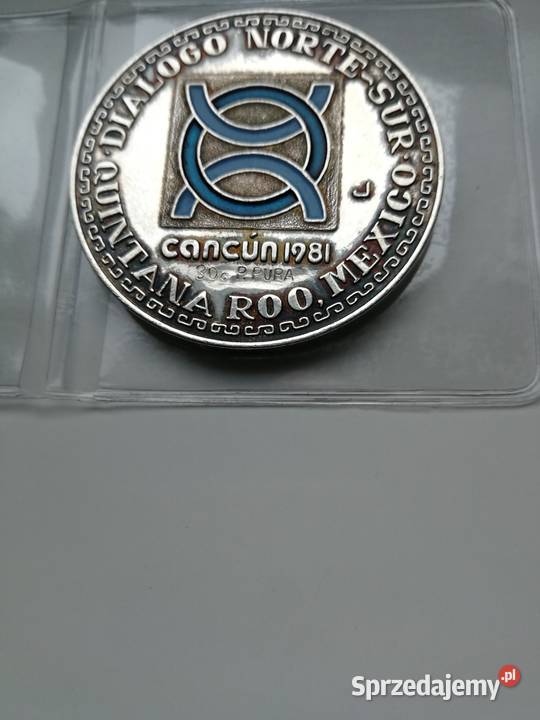 Meksyk medal 1981 Cancun srebro sprzedam