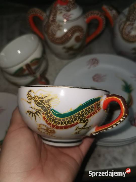 Piękny japoński zestaw do herbaty wielkopolskie Nowy Tomyśl