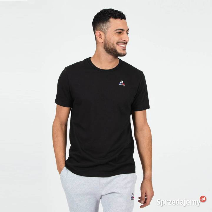LE COQ SPORTIF tshirt męski czarny 149 M do 2XL mazowieckie Warszawa