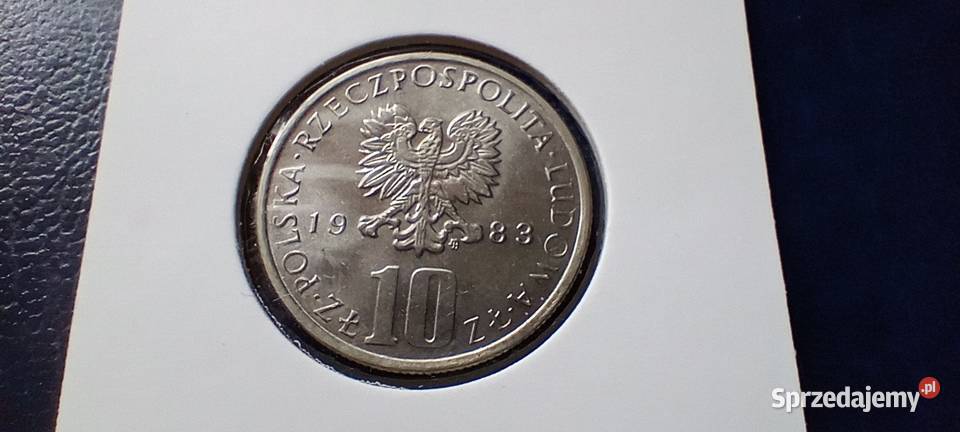 Stare monety 10 złotych 1983 Prus PRL Polska
