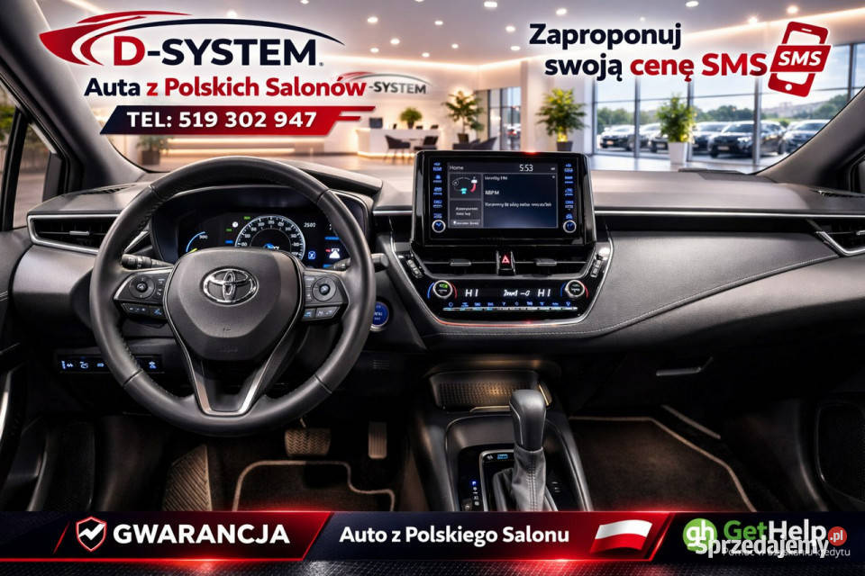 Toyota Corolla 21r Salon Polska 18 HYBRID klimatyzacja Białystok