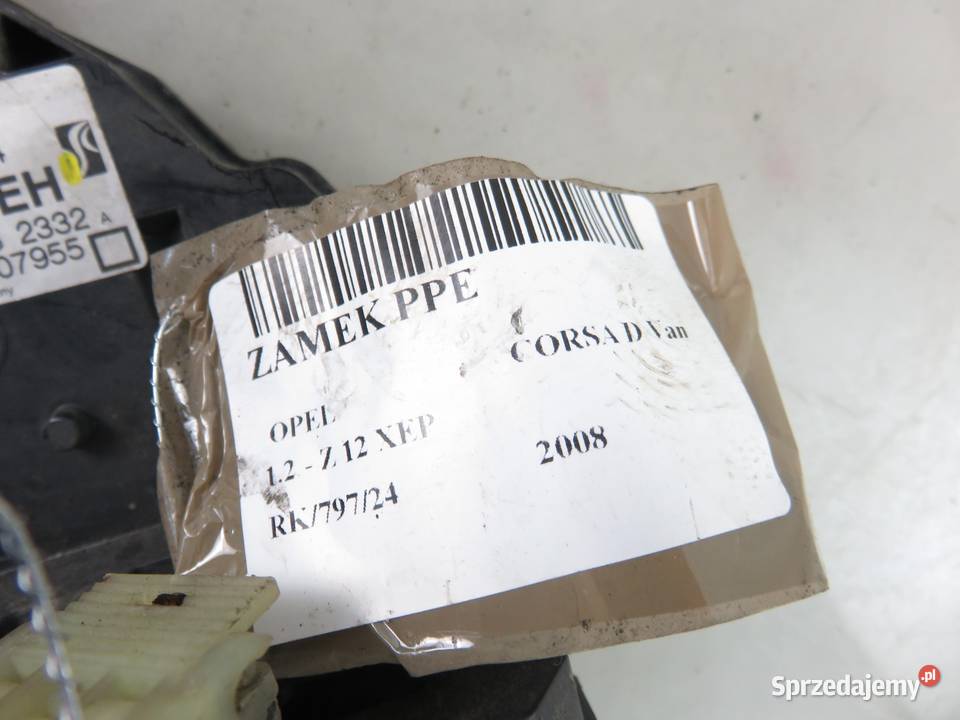 ZAMEK PRAWY PRZEDNI OPEL CORSA D 13258274EH osobowe