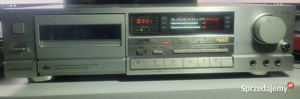 Technics RSB605 magnetofon srebrny dbx podkarpackie Jasło