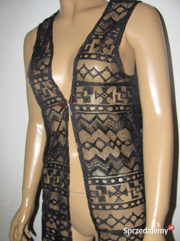 narzutka czarna koronka siateczka SM KILIBBI czarny lubelskie Zamość