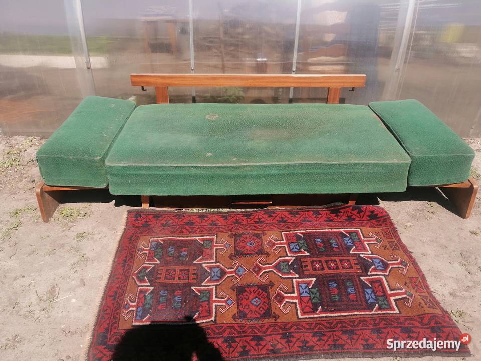 Zabytkowa sofa skandynawska rozkładana unikat świętokrzyskie Jędrzejów