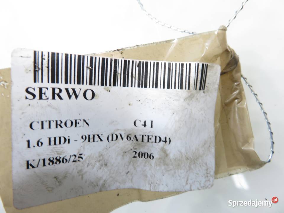 SERWO CITROEN C4 I 16 HDi 9639662180 0204024613