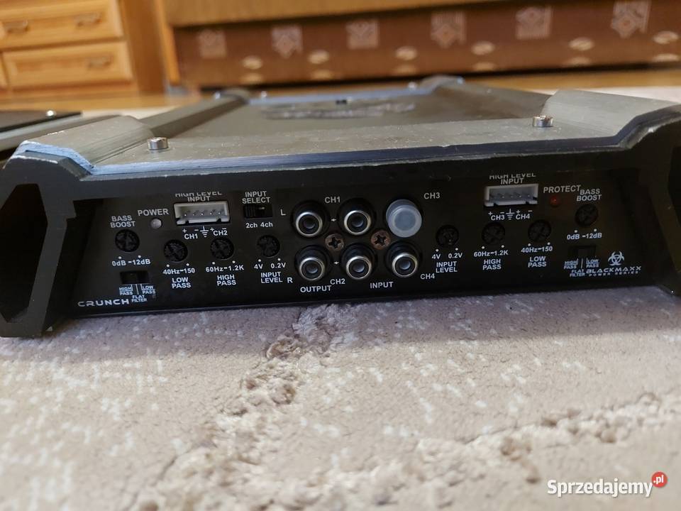 Wzmacniacze samochodowe car audio Crunch Ilość kanałów 4 Dęblin sprzedam