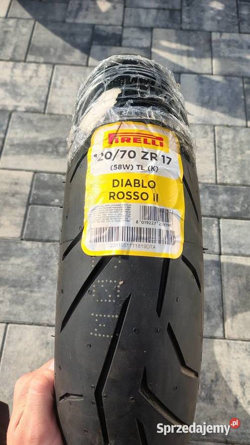 Opona motocyklowa przednia Pirelli Diablo Rosso sprzedam