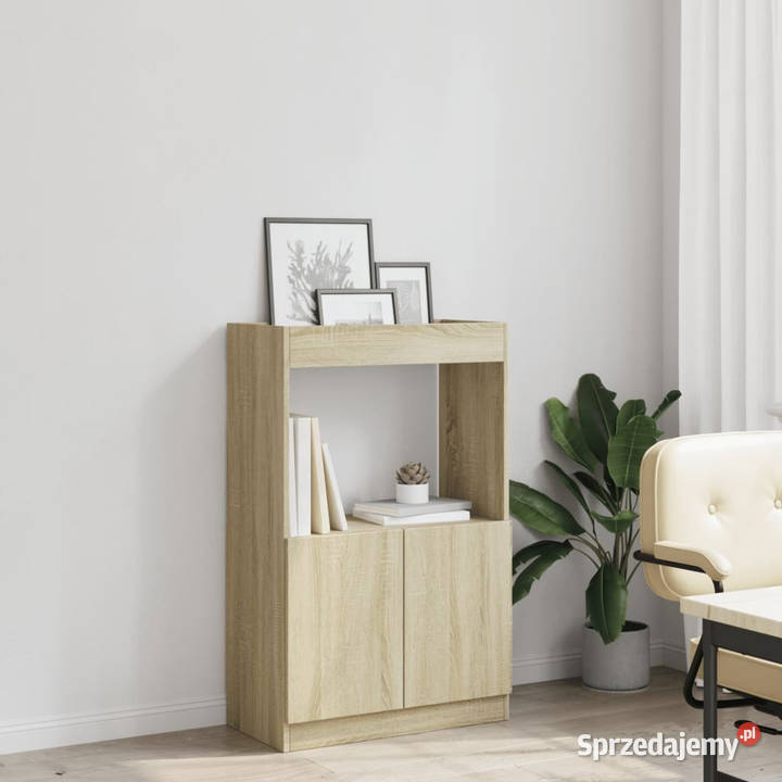 Wysoka szafka db sonoma 63x33x100 materiał
