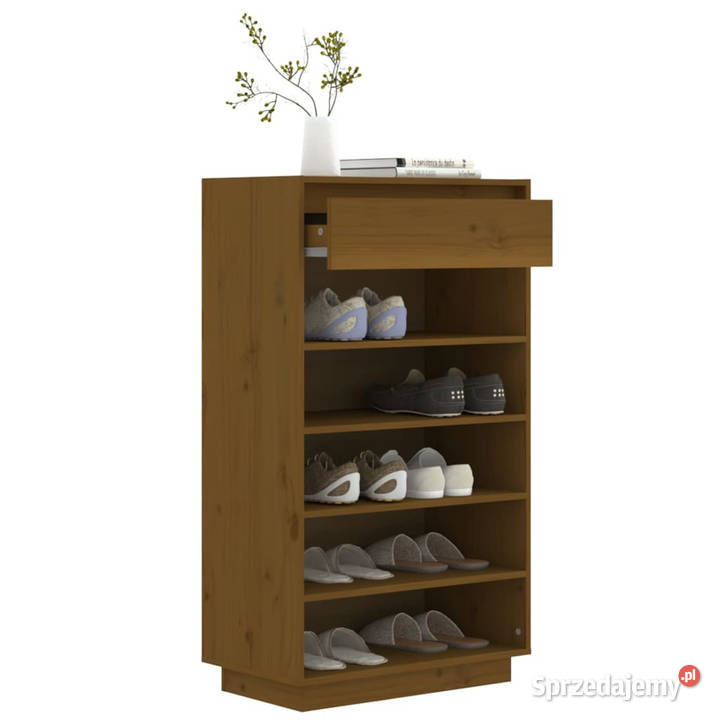 Szafka na buty miodowy brąz 60x34x105 lite Warszawa