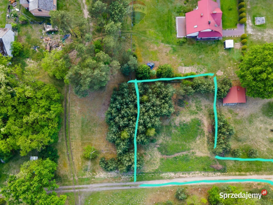 Razem osobno dom 2 działki mazowieckie Liszyno