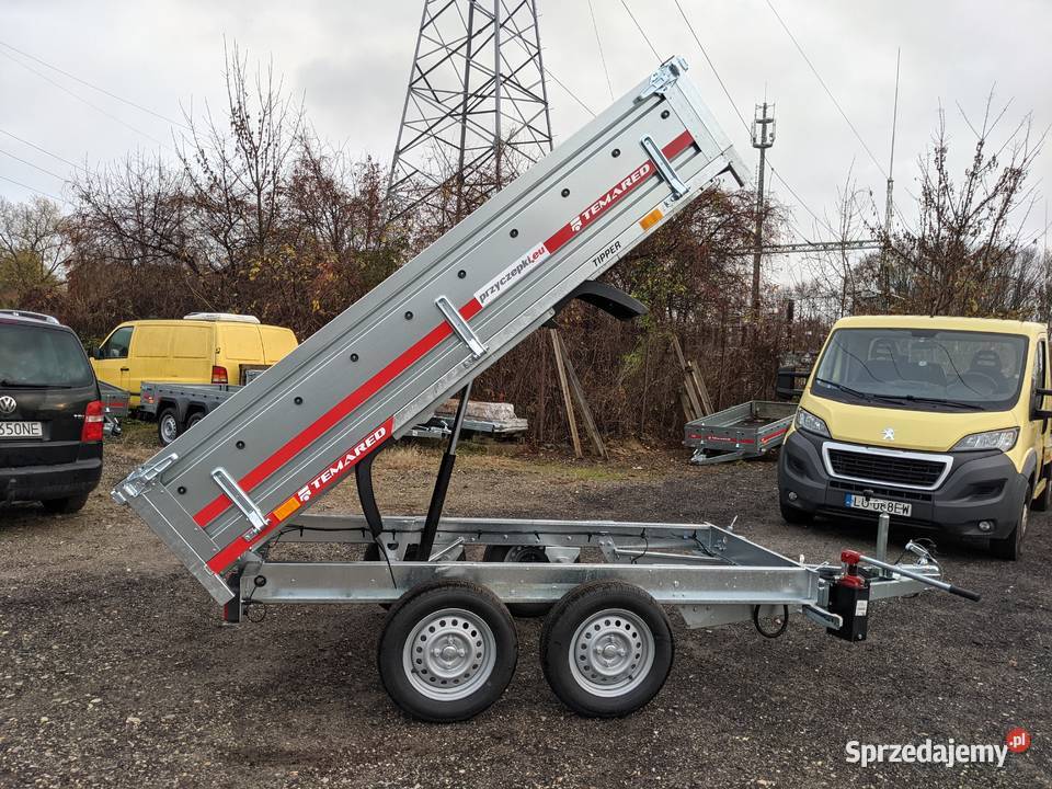 Przyczepa TEMARED TIPPER 25152 wywrotka 255x153 Burtowe i plandeki Lublin