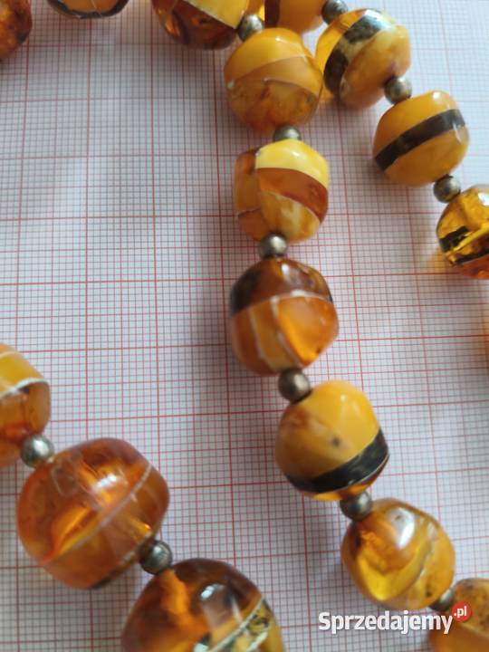 Naszyjnik Bursztyn Vintage Białystok