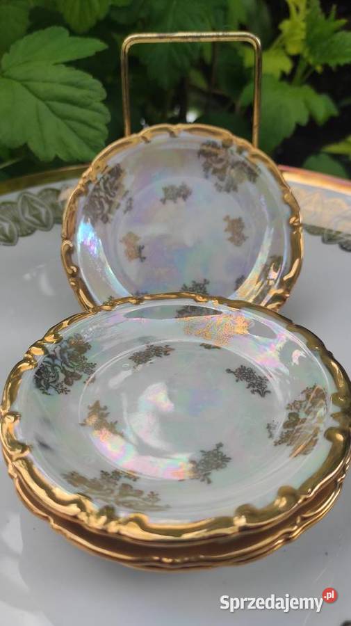 Konfiturówki Roschutz sygnatura 19061968 Porcelana i szkło Porcelana i szkło Pabianice