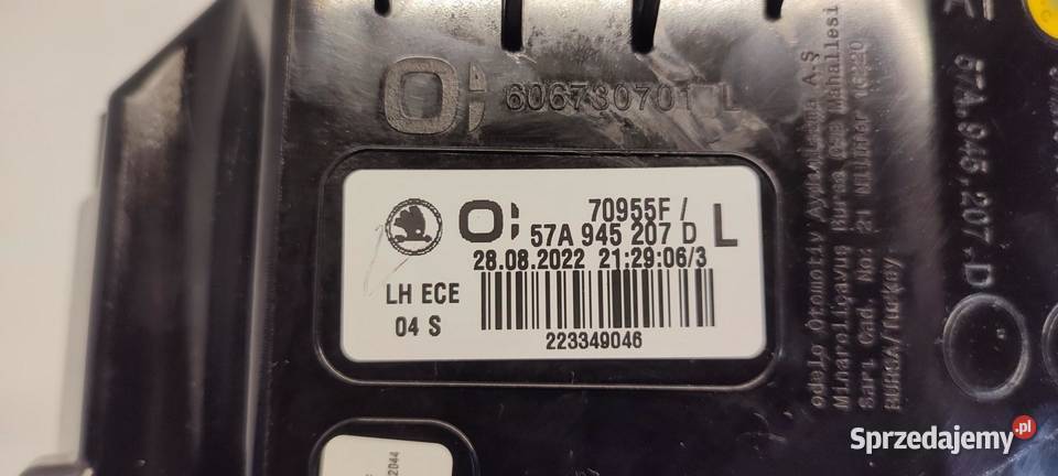 SKODA KAROQ LAMPA LEWY TYŁ 57A945207D dolnośląskie