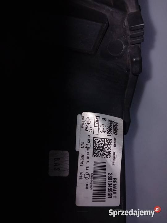 Renault megane 4 prawa lampa full led Wągrowiec