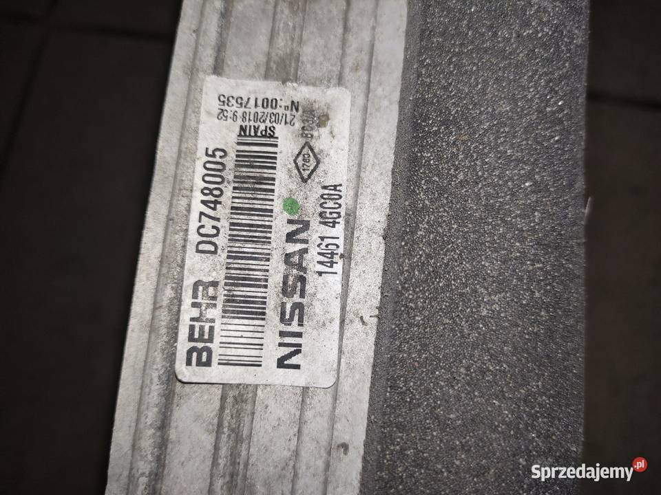 INFINITI Q50 22D INTERCOOLER WĄŻ POWIETRZA Brzesko