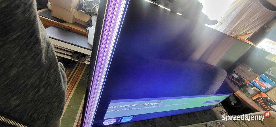 UE82TU800 SAMSUNG uszkodzony pilot orginal lubelskie Zamość sprzedam