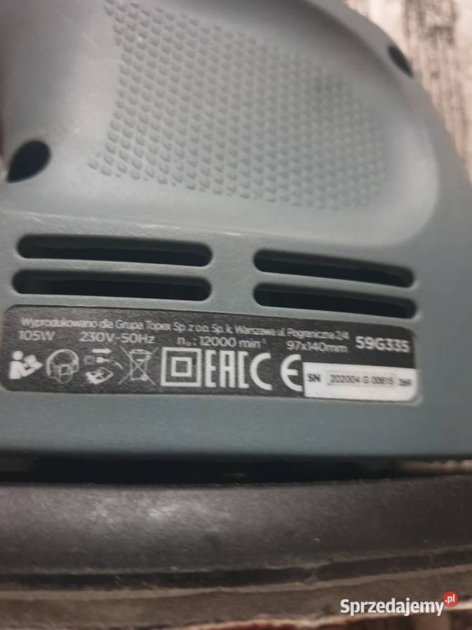 SZLIFIERKA OSCYLACYJNA GRAPHITE 59G335 warmińsko-mazurskie Dobre Miasto