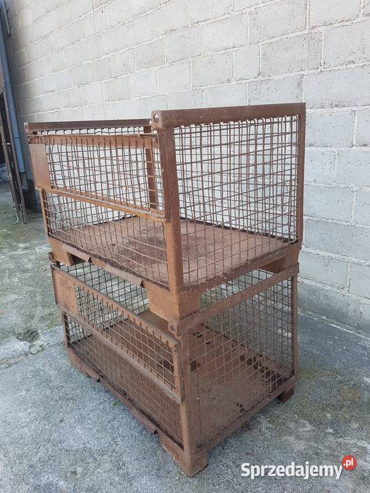 Giterbox pojemnik metalowy siatkowy Wiskitki
