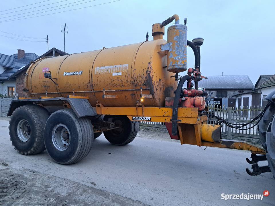 Beczkowóz Veenhuis 8000 beczka asenizacyjna wóz Goszczanów